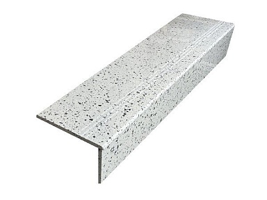 Armano Ступень фронтальная Terazzo Poiish Silver 30x120