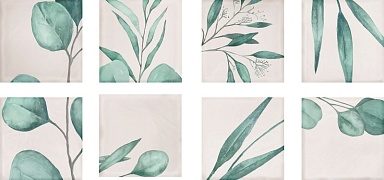 Декор Eletto Ceramica Mate Decor Greens 15x15