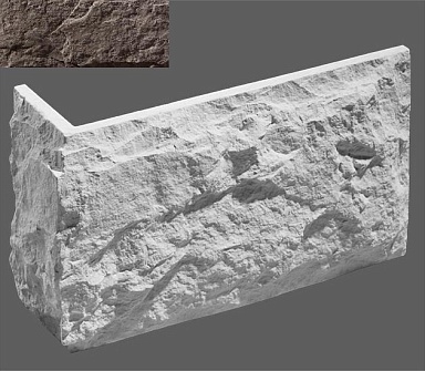 Искусственный камень Leonardo Stone Угловой элемент Бретань 740 33,5/10x20x2.5