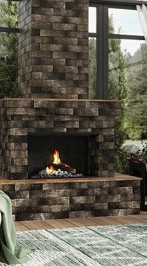 Клинкерная плитка Березакерамика Trevi умбра 245x65
