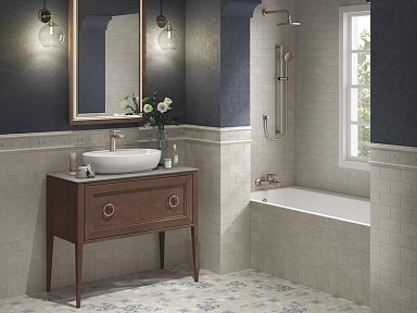 Бордюр Kerama Marazzi BLD053 Сиена серый светлый матовый 15x3
