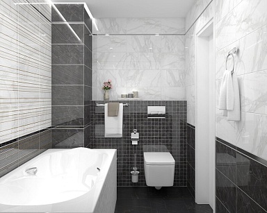 Laparet MM34038 Декор Olimpus мозаичный чёрный 25х25