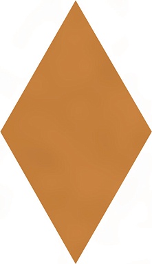 Kerama Marazzi KMD2SRB006BN Декор Риад оранжевый глянцевый 13,5x7,8x0,9