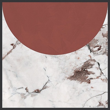 Декор Cedit 764135 Policroma Volta Breccia-Mattone Mat Ret 6mm 120x120