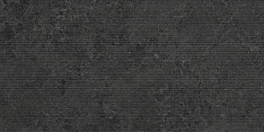Керамогранит Ceramiche Piemme 05602 Limestone Belgium Black Ribbed Nat Ret 60x120