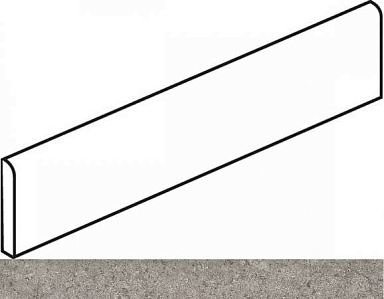 Плинтус Italon 610130005355 Discover Grey Battiscopa 7.2x60
