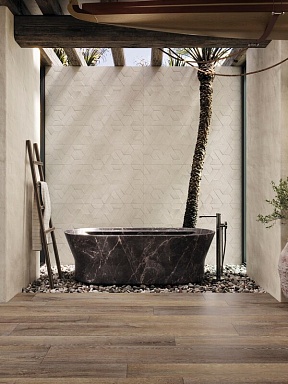 Декор Porcelanosa 100348008 Terra Deco Bone 59.6x150