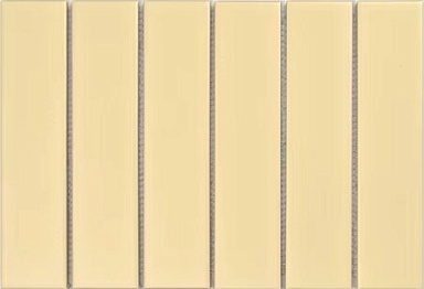 Мозаика Porcelain mosaic Y45P819 Strip Бежевая матовая 4.5x19.5 28.8x19.5