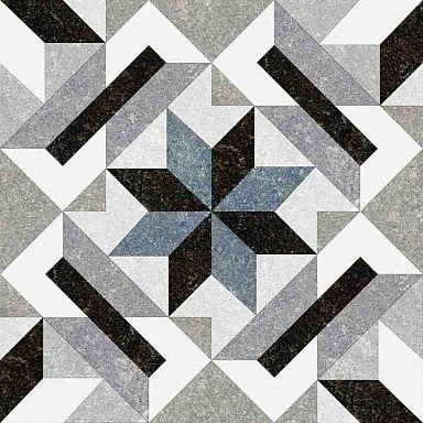 Декор Kirovit 737479 K Geometry Deco Серый 45x45