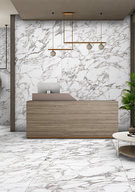 Керамогранит StaroSlabs Onyx Bianco Soft Satin 120x120