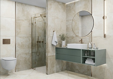 Керамогранит Alma Ceramica GFA114CMT04R Cemento матовый 570x1140x7,5