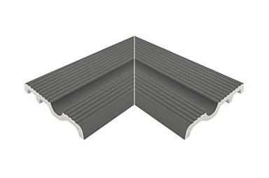 Бордюр Serapool UHA10CI Внутренний угол поручня Universal Anthracite 12x24,5