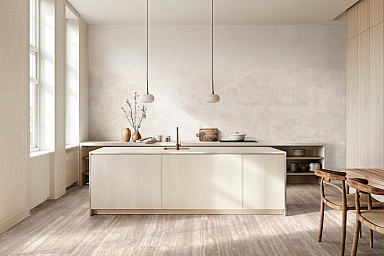 Декор Ragno Marazzi RCUV Travertino Wall Decoro Malva Touch Cross Bianco Rett 40x120