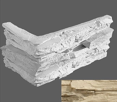 Искусственный камень Leonardo Stone Угловой элемент Леонардо 088 20/10x10x3,5