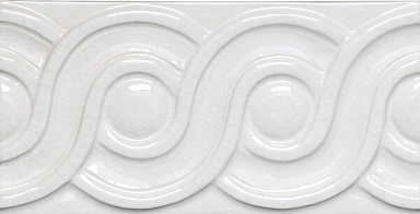 Бордюр Adex ADMO4078 Relieve Clasico C/C Blanco 7,5х15