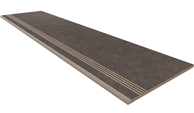 Estima Ступень CA05 Cave Anthracite неполированный с насечками 30x120