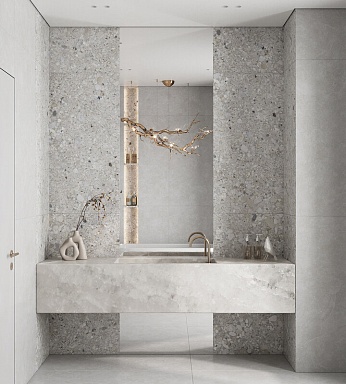 Керамогранит Creanza SL1001-A Gliato Terrazzo Solido 60x120