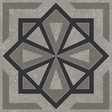 Kerama Marazzi KMD3STA051GN Декор Касабланка серый матовый 9,8x9,8x0,7