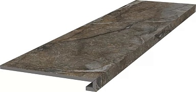 Ступень Kerama Marazzi DL502920R/GCF Сильвер Рут серый 33*119.5