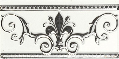 Бордюр Ape CENEFA NOBLESSE BLANCO SILVER 20*10