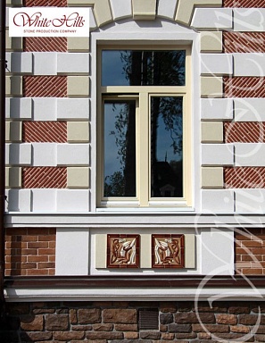 Искусственный камень White Hills 357-10 Тиволи брик 25x2.5