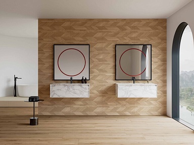 Плитка Saloni Venatto Graphic Oak 30x90