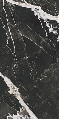 Керамогранит Global Tile GT1206020105LGR Flame Черный лаппатированный 60x120