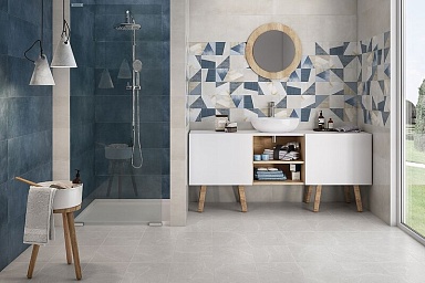 Плитка Alborz Ceramic Zhanti Dark Blue Rect 30x90