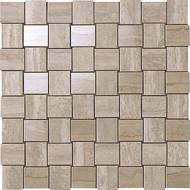 Декор Atlas Concorde Italy 9MVM Marvel Travertino Silver Net Mosaic 30.5x30.5