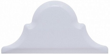Плитка Adex ADST8008 ADEX ARABESCO BISELADO REMATE SNOW CAP 7.5Х15