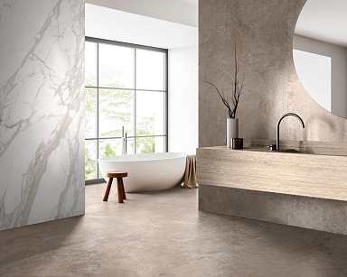Керамогранит Ragno Marazzi RCAG Realstone Travertino Cross Beige Rett 60х120