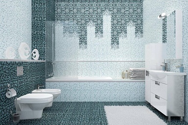 Cersanit GL7H221 Motive Glass бордюр сиреневый 4x35