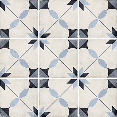 Декор Equipe 24411 Art Nouveau Arkade Blue 20x20