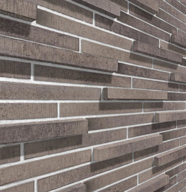 Искусственный камень Leonardo Stone Ригельный кирпич Сиэтл 3D 403 mix 36,5x5x3