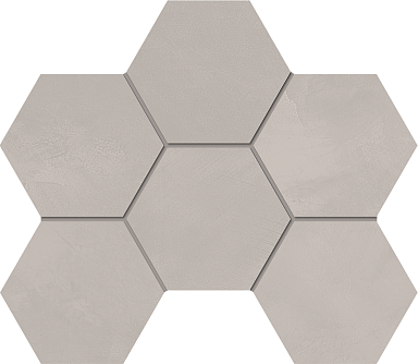 Estima Мозаика GF01 Graffito Light Grey Hexagon неполированный 25x28,5