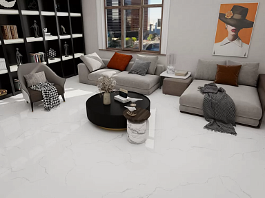 Керамогранит Duna Sisam White Glossy 60x120