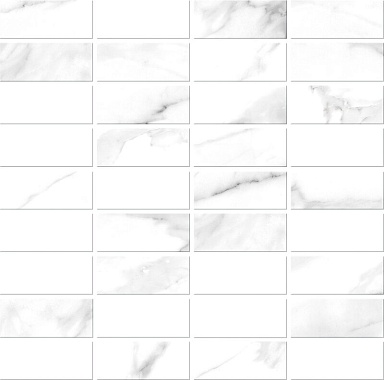 Meissen A16677 Мозаика White stream белый 30x30