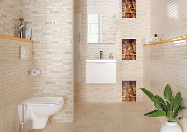 Бордюр Cersanit UG1L221 Universal Glass спецэлемент стеклянный пурпурный 2x60
