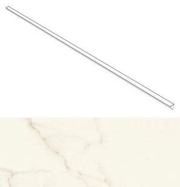 Бордюр Atlas Concorde Italy AGJX Marvel Calacatta Apuano Corner 120 Lappato 1x120