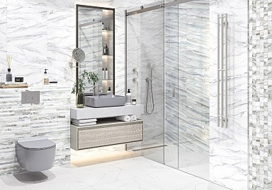 Alma Ceramica BWM51MET707 бордюр Metallic Glossy Silver 12*500*9