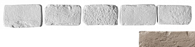Leonardo Stone Декоративный кирпич Тычок Мадрид 403 12.5x7-8x1,7