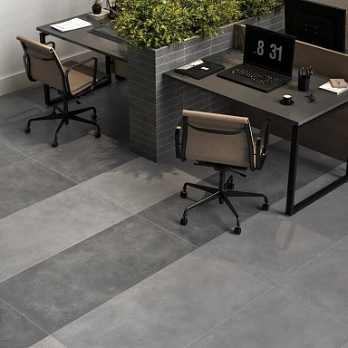 Kerama Marazzi DD253400R/GR Ступень Мирабо серый светлый обрезной 30x60x0,9
