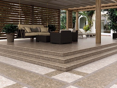 Kerama Marazzi SG218800R/GR/AN Ступень угловая Галерея серый 30х30