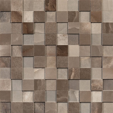 Мозаика Rex Ceramiche 770247 Reves De Rex Choco Mosaico 3D Mix 3x3 30x30