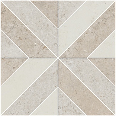 Kerama Marazzi ID125T Декор Про Лаймстоун бежевый матовый 60х60