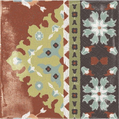 Керамогранит ABK 0003351 PLAY CARPET MIX MULTICOLOR 20x20