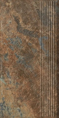 Ступень Paradyz Ardis Rust Stopnica Prosta Struktura Mat 30x60