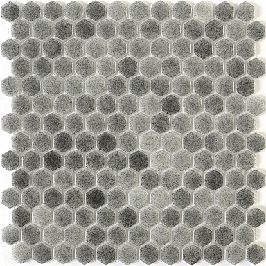 Мозаика Natural STP-GR012-HEX стекло (25) 300х300