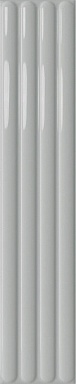 Плитка DNA Tiles Plinto Out Grey Gloss 10.7x54.2