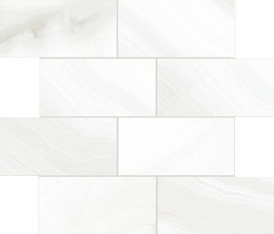 Декор Rex Ceramiche 747785 ALABASTRI Madreperla Glossy 7.5x15 Muretto 6mm 30x30